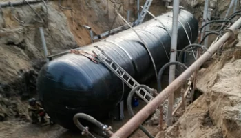 Монтаж подземных емкостей